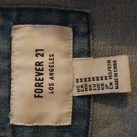 Distressed Oversized Jean Jacket - Picture 2 of 6